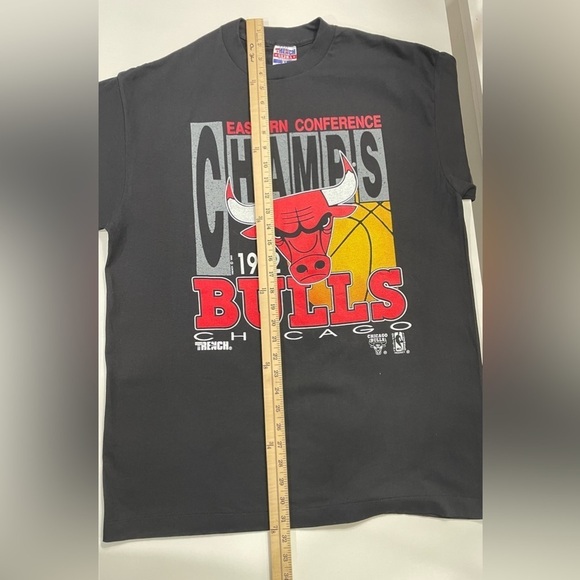 Vintage 1992 Chicago Bulls Eastern Conference Trench Ultra Sz XL NWT - Picture 7 of 11